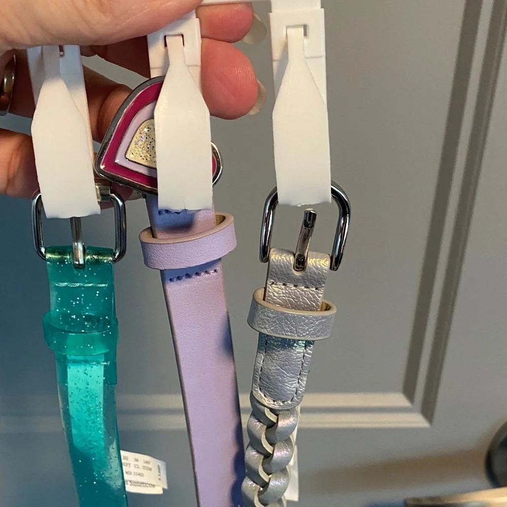Target Polly Pocket Inspired Girl's Belts - Pink, Green, Purple, And Silver